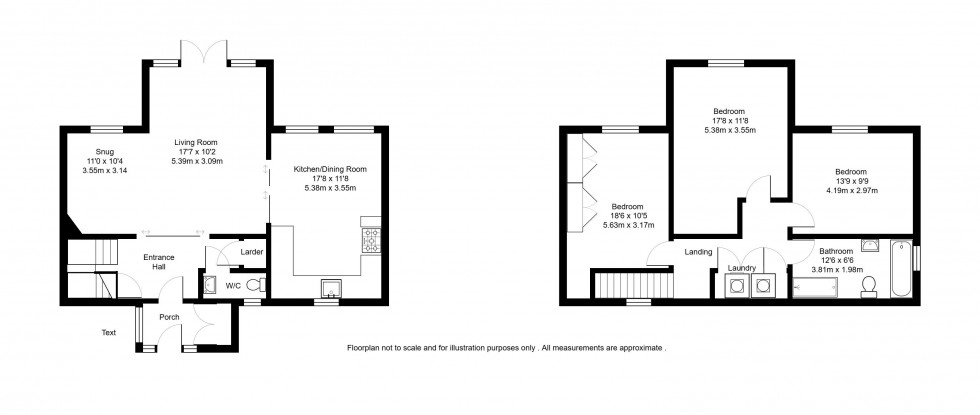 Floorplan for Trench Road, Tonbridge