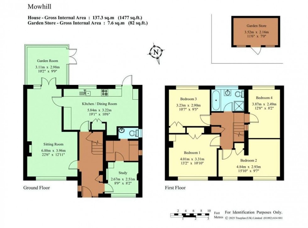 Floorplan for Ashes Lane, Hadlow