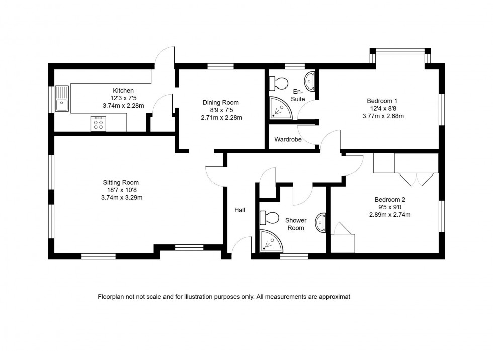 Floorplan for Shipbourne Road, Tonbridge