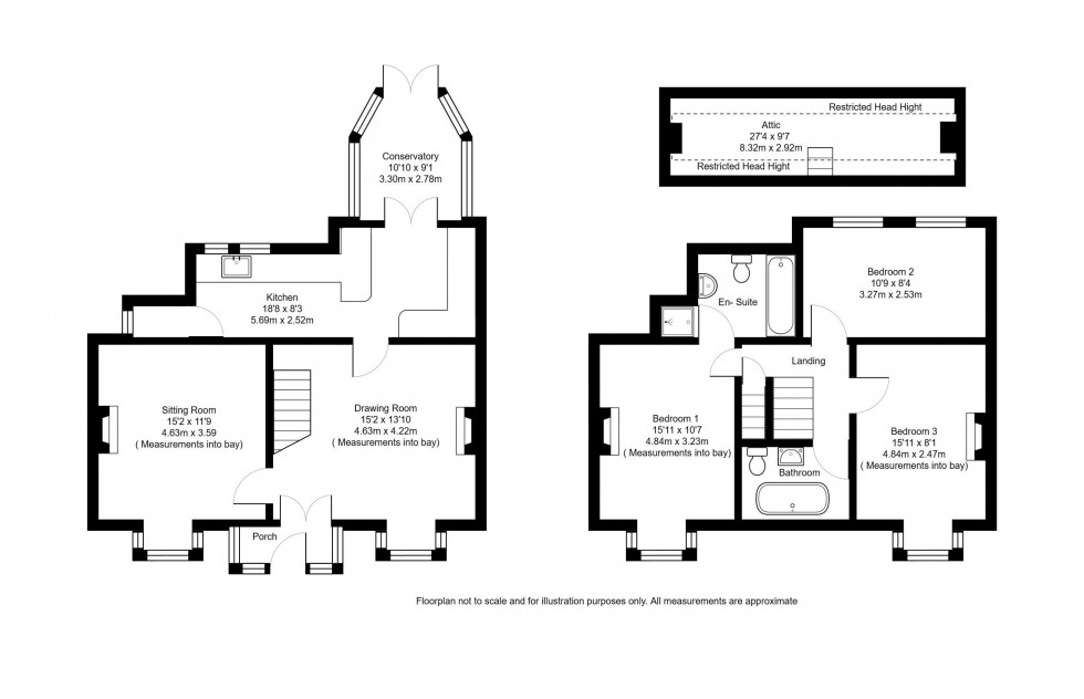 Floorplan for 7 Mount Pleasant, Hildenborough
