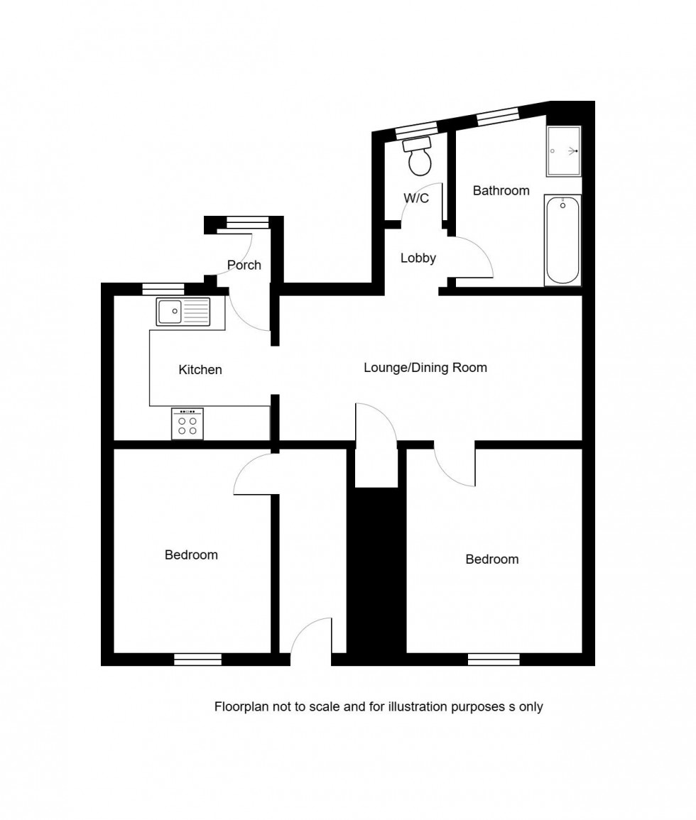 Floorplan for Hale Street, Tonbridge