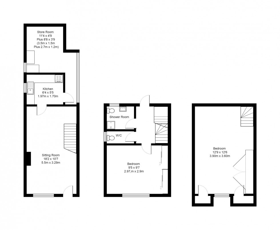 Floorplan for Chart Road, Sutton Valence