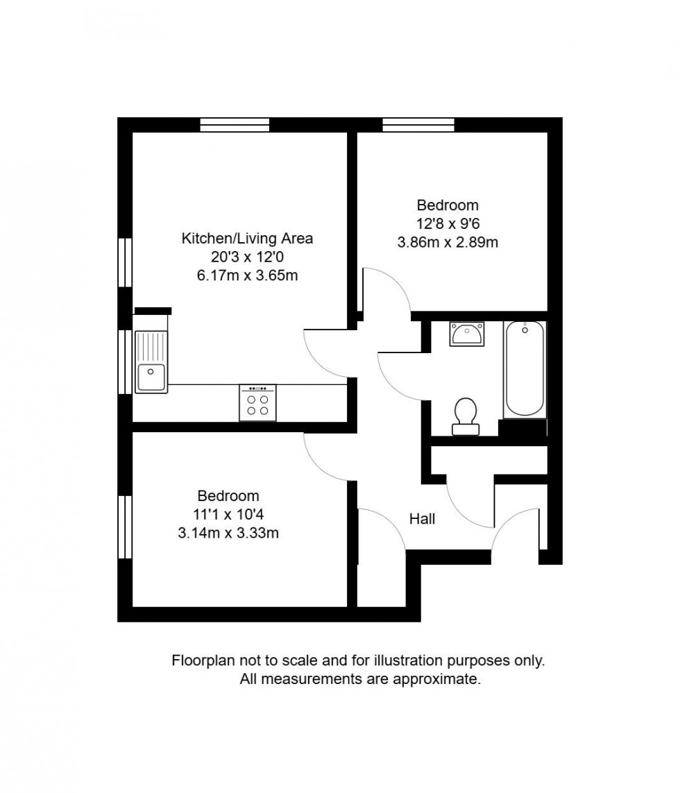 Floorplan for Crabapple Road, Tonbridge