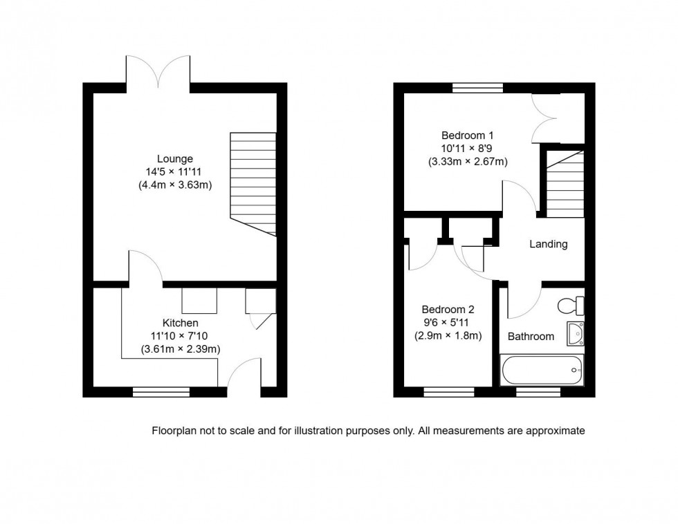 Floorplan for St Marys Road, Tonbridge