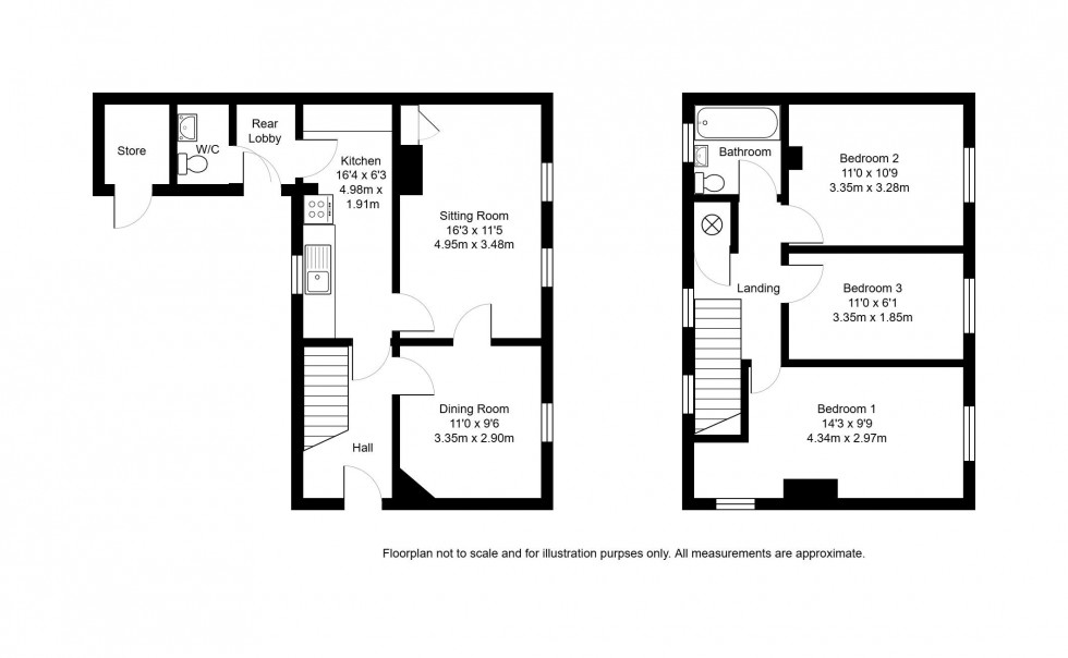 Floorplan for Masefield Way, Tonbridge