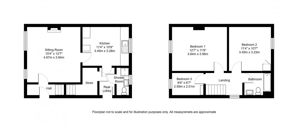 Floorplan for Leigh Road, Hildenborough