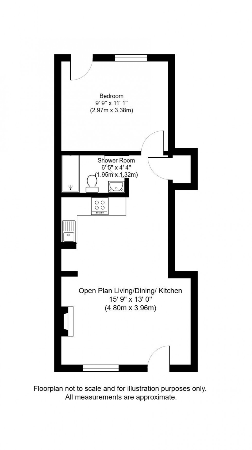 Floorplan for George Street, Tunbridge Wells