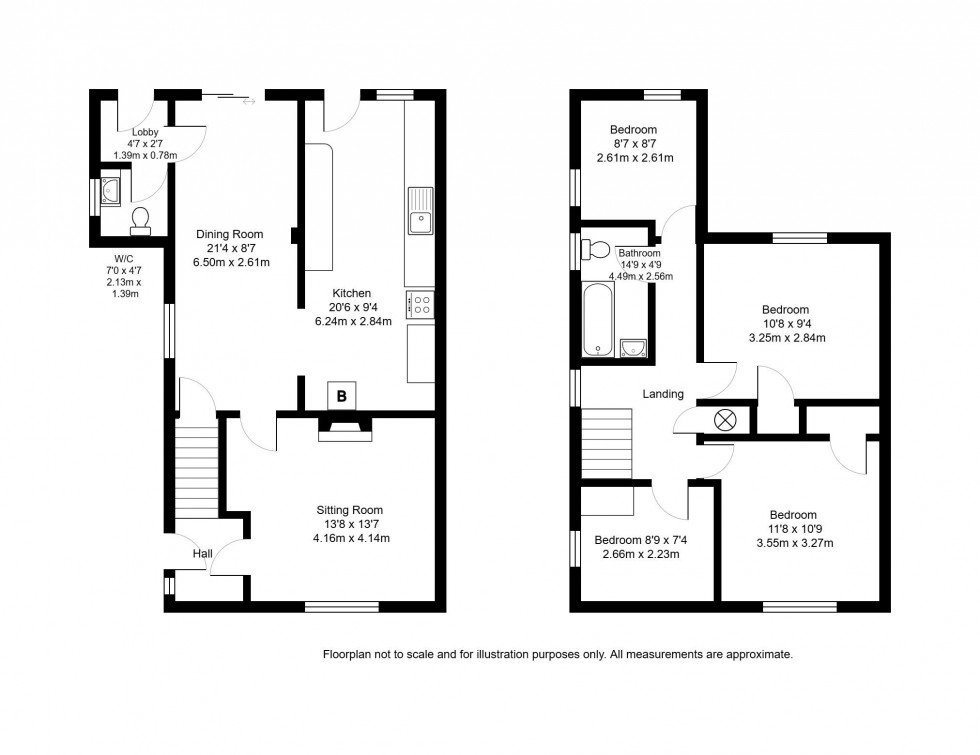 Floorplan for Sullivan Road, Tonbridge