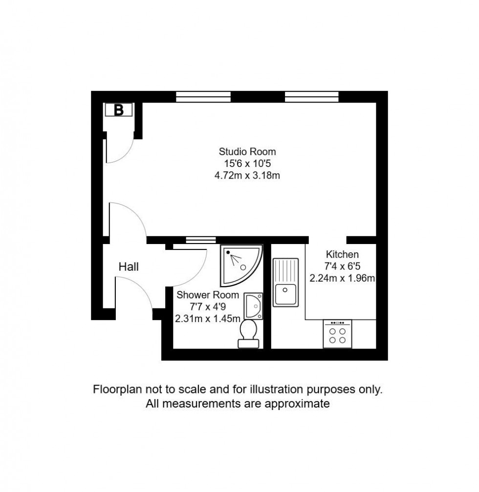 Floorplan for Priory Road, Tonbridge