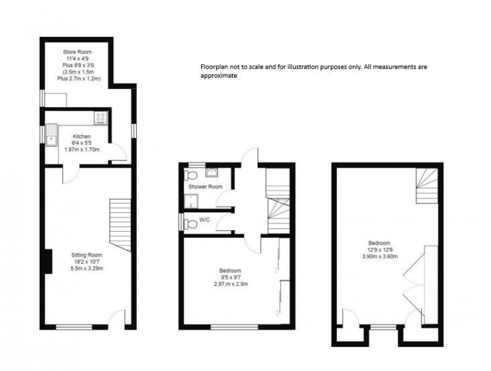 Floorplan for OPEN DAY THURSDAY 25TH JUNE 2026. 4.30PM - 5.30PM Chart Road, Sutton Valence