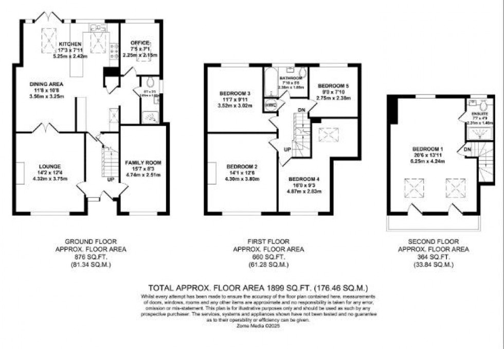 Floorplan for Willow Lea, Tonbridge