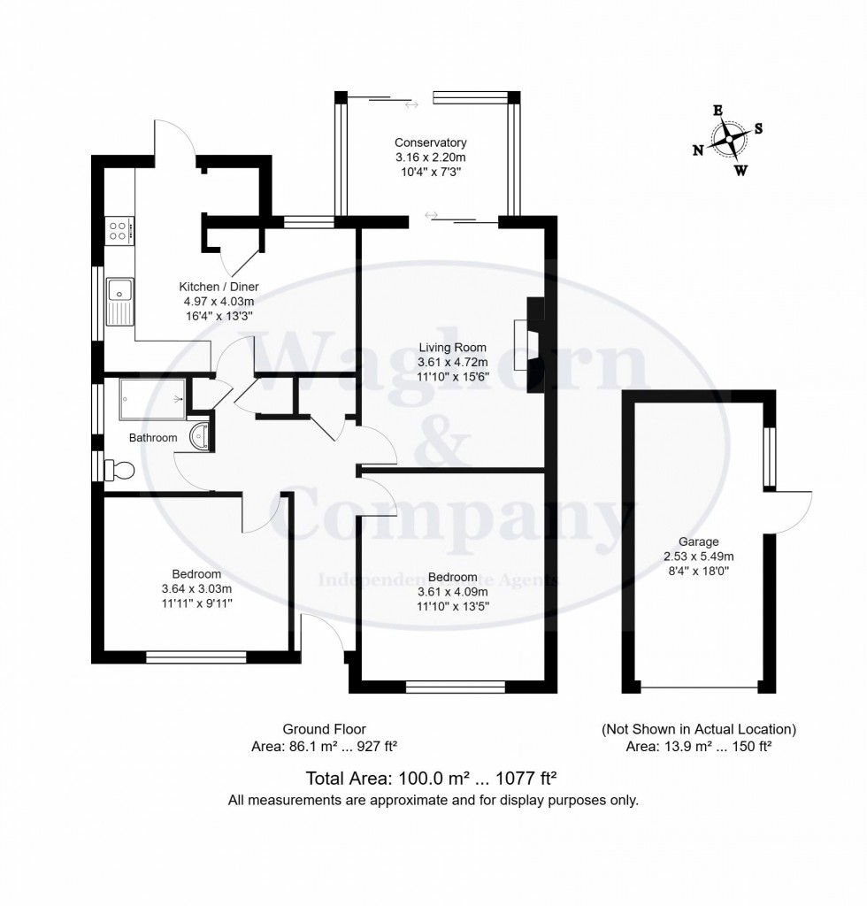 Floorplan for Greentrees Avenue, Tonbridge